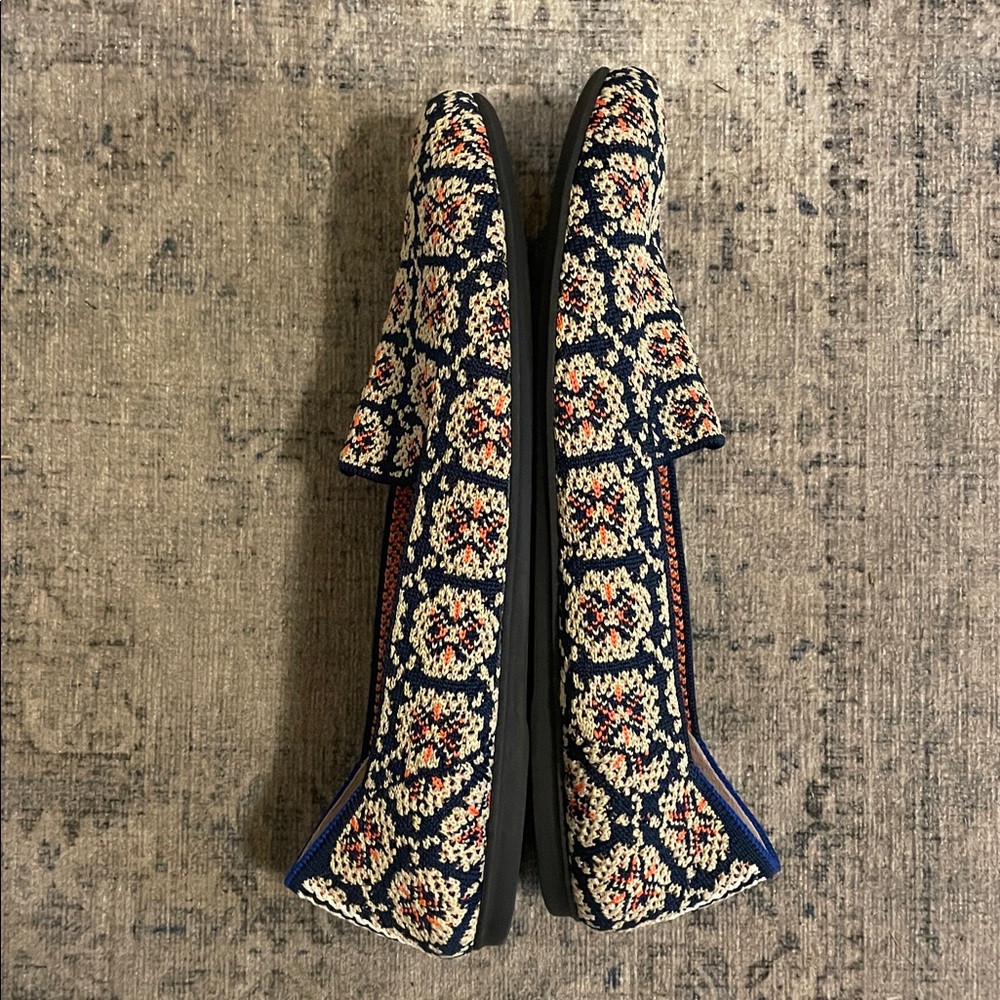 Rothy's The Loafer in Sapphire Mosaic - Picture 3 of 4